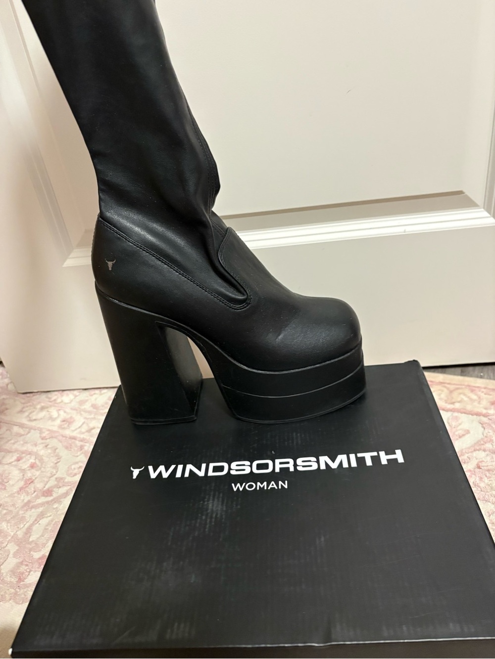 Windsor Smith knee high black boots - Picture 5 of 8